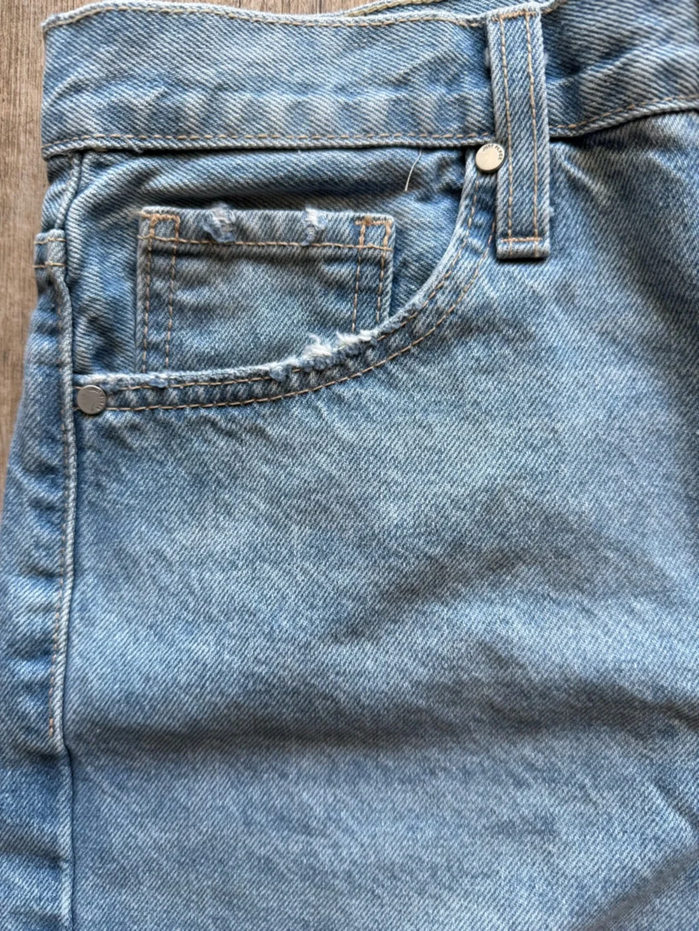 NWT Just Black Denim LIGHT WASH HIGH WAISTED DENIM SHORTS Size XS